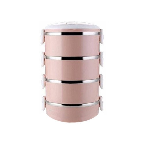 4 Layer Stainless Steel Lunch Box - Retailershop | Online Shopping Center