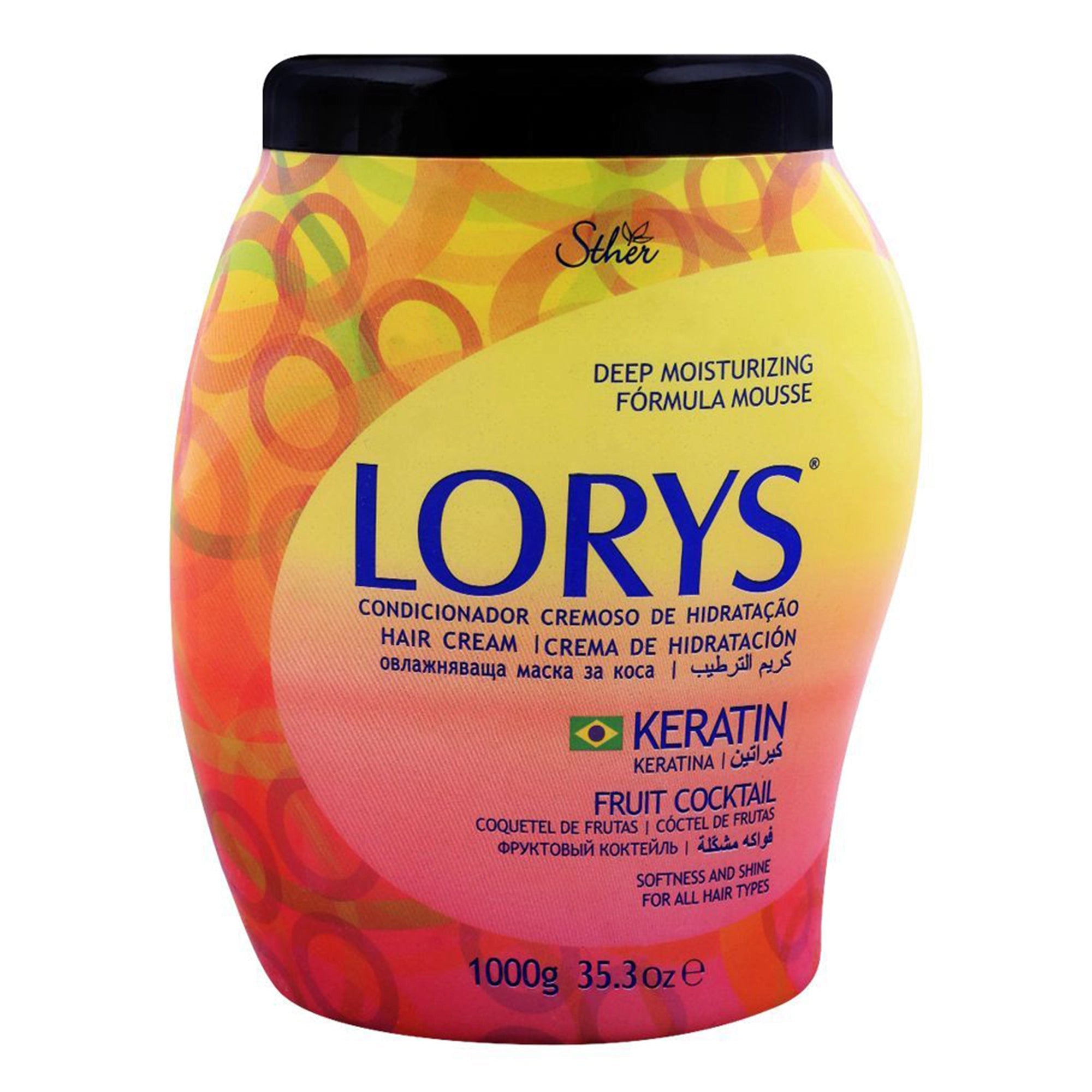 Fruit Cocktail Keratin Creamy Lorys Hair Mask, 1000GM - Retailershop | Online Shopping Center