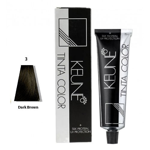 Keune Hair Dye Tinta Color 3 - Dark Brown - Retailershop | Online Shopping Center