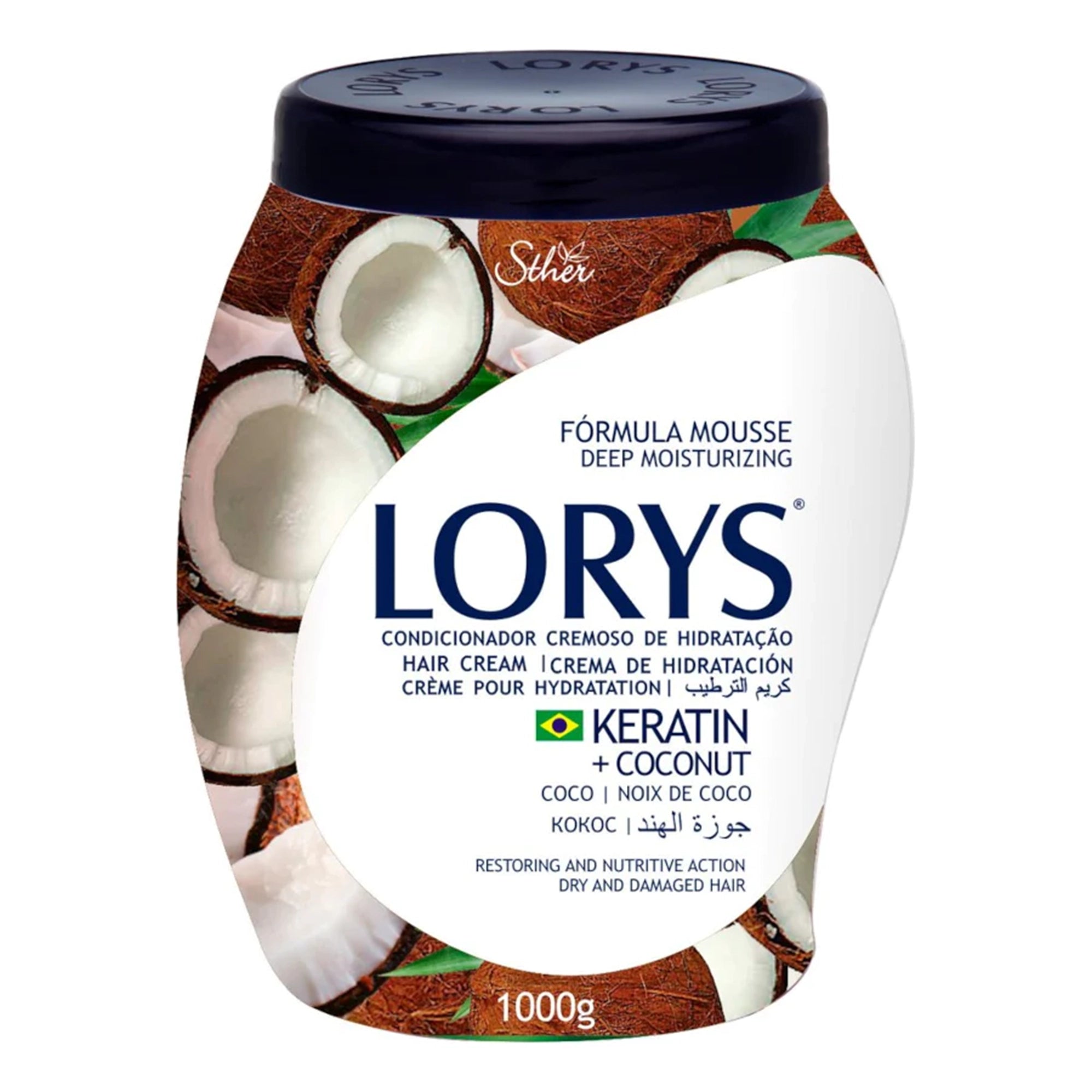 Lorys Coconut Deep Moisturizing Creamy Hair Mask, 1000GM - Retailershop | Online Shopping Center