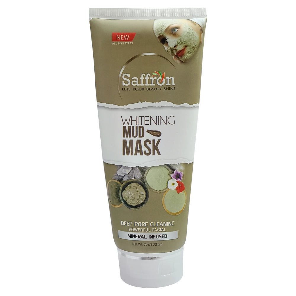 Saffron Poor Cleaning Whitening Mud Mask 200gm - Retailershop - Online Shopping Center