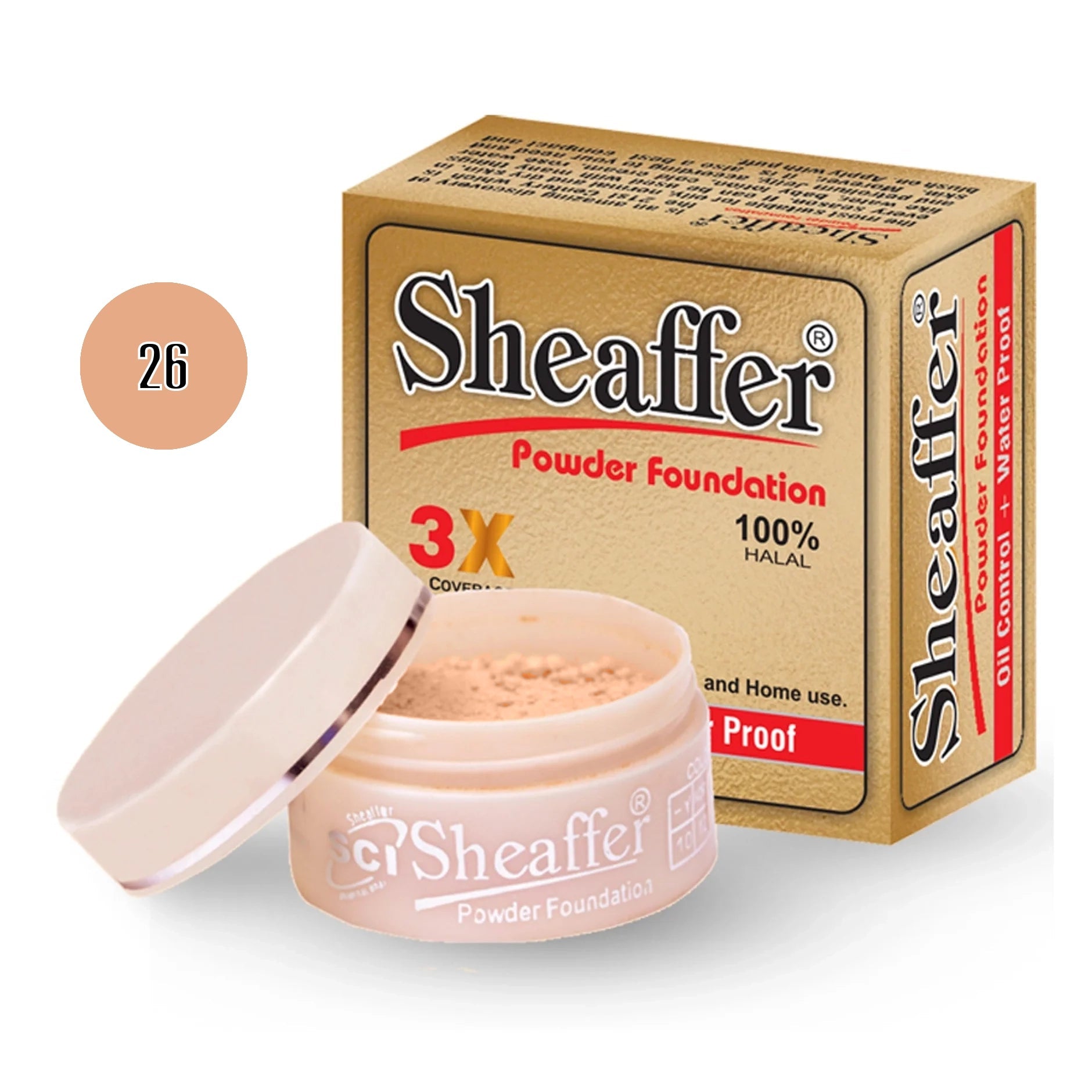 Sheaffer Powder Foundation Base 02 Shade - Retailershop - Online Shopping Center