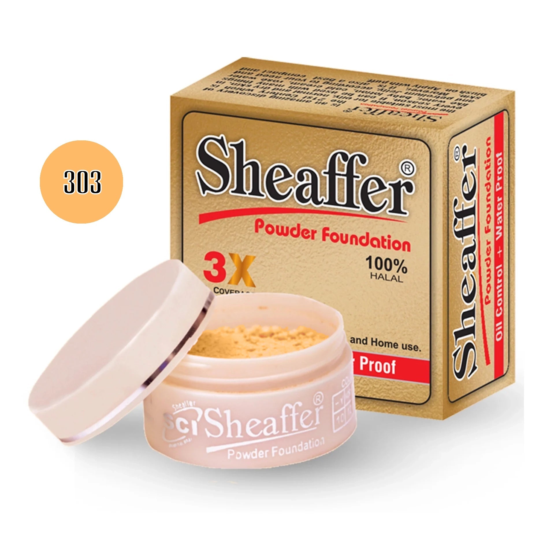 Sheaffer Powder Foundation Base 02 Shade - Retailershop - Online Shopping Center