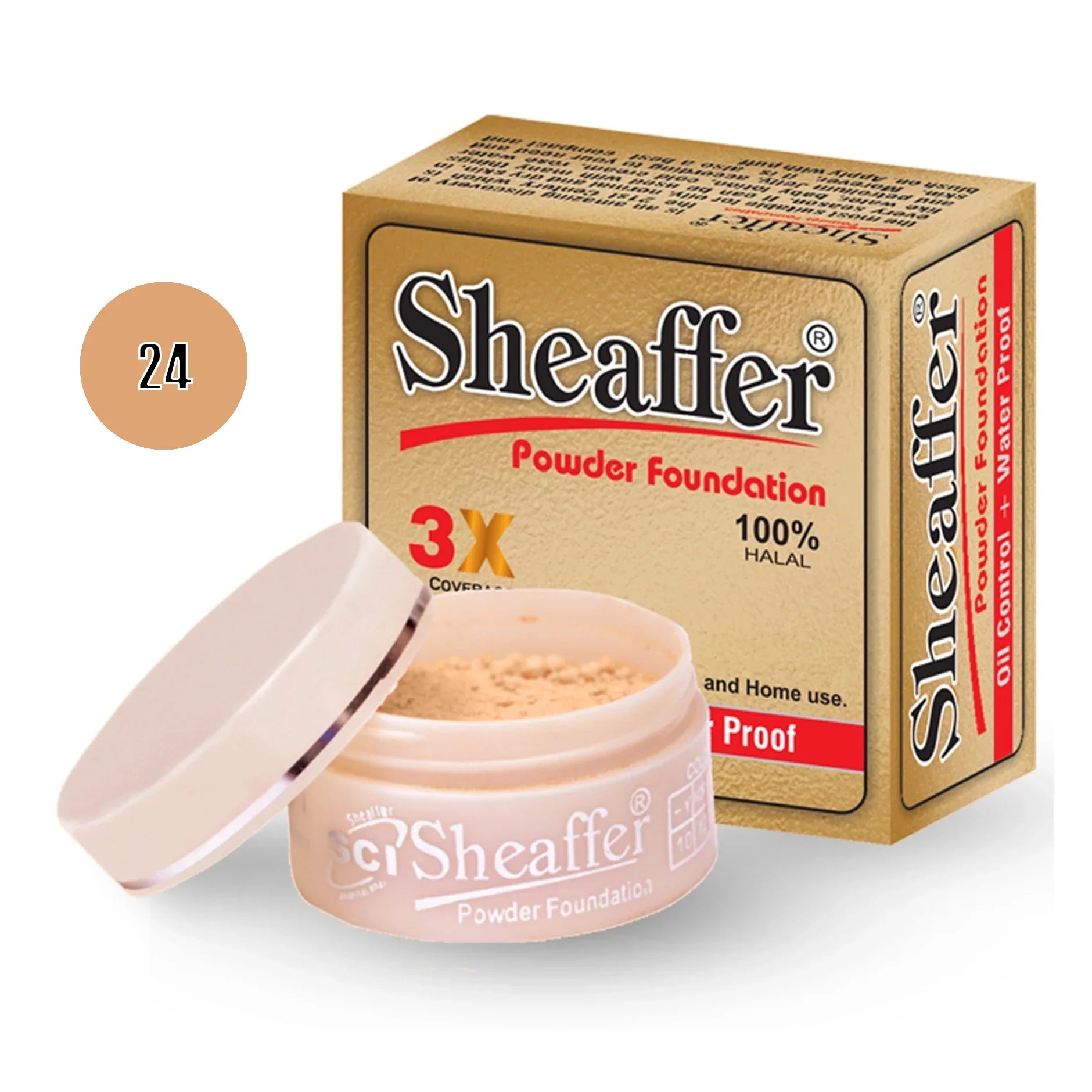 Sheaffer Powder Foundation Base 10 Shade - Retailershop - Online Shopping Center