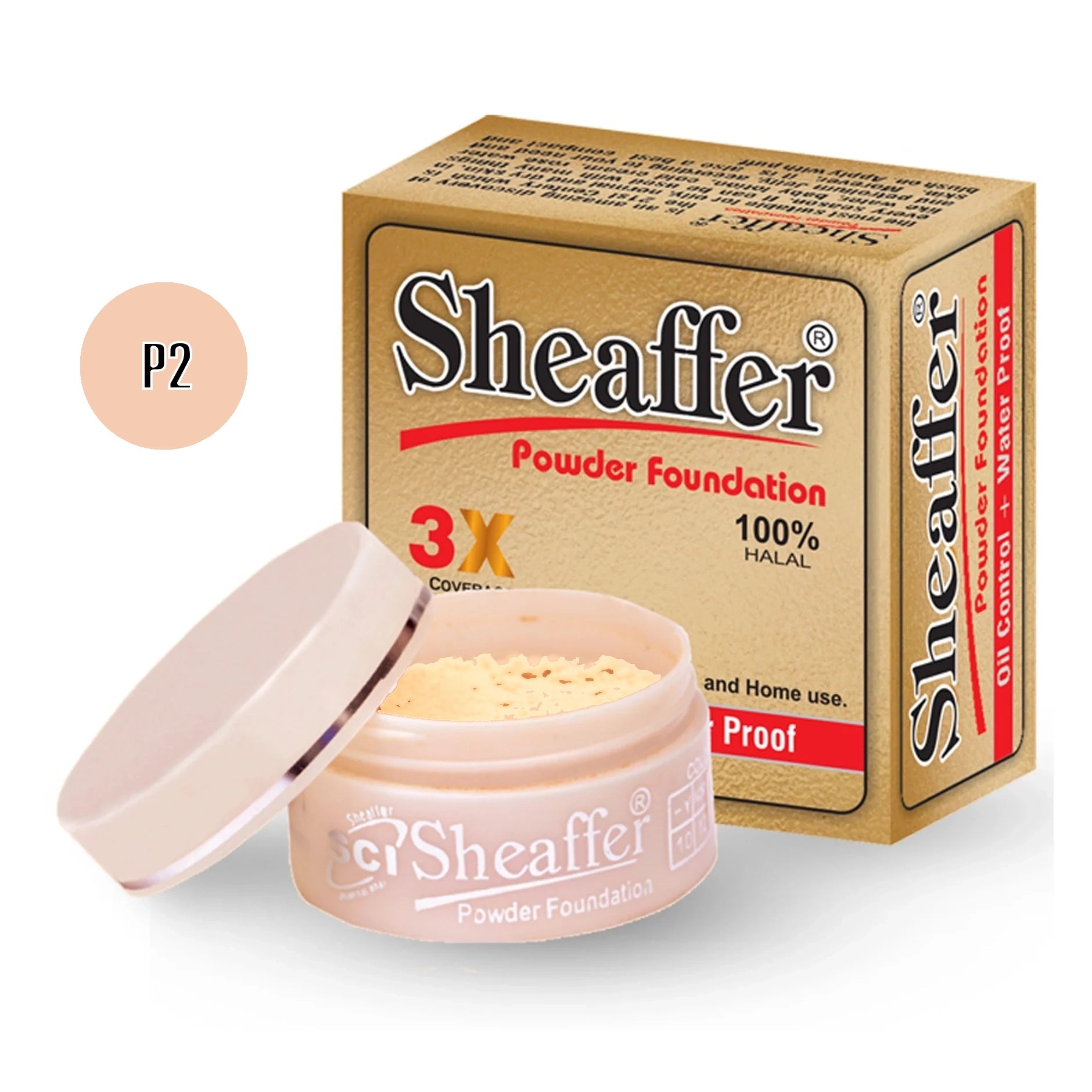 Sheaffer Powder Foundation Base 12 Shade - Retailershop - Online Shopping Center