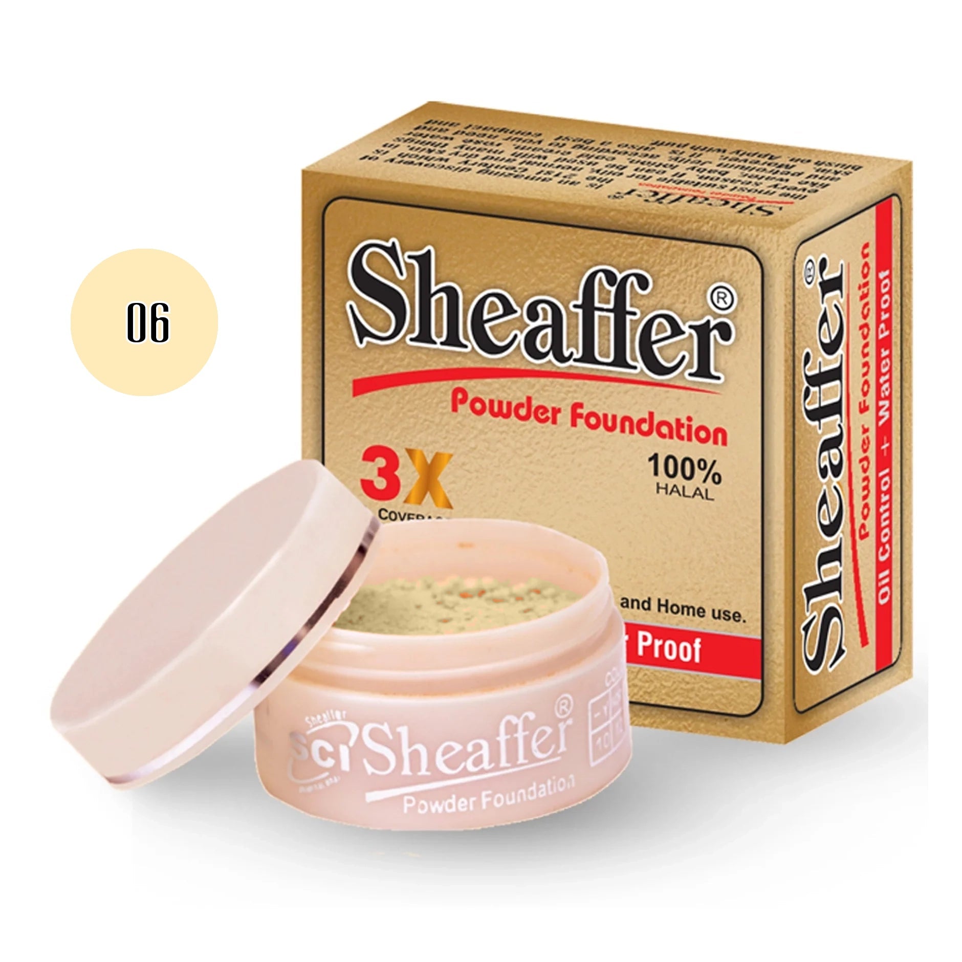 Sheaffer Powder Foundation Base 12 Shade - Retailershop - Online Shopping Center