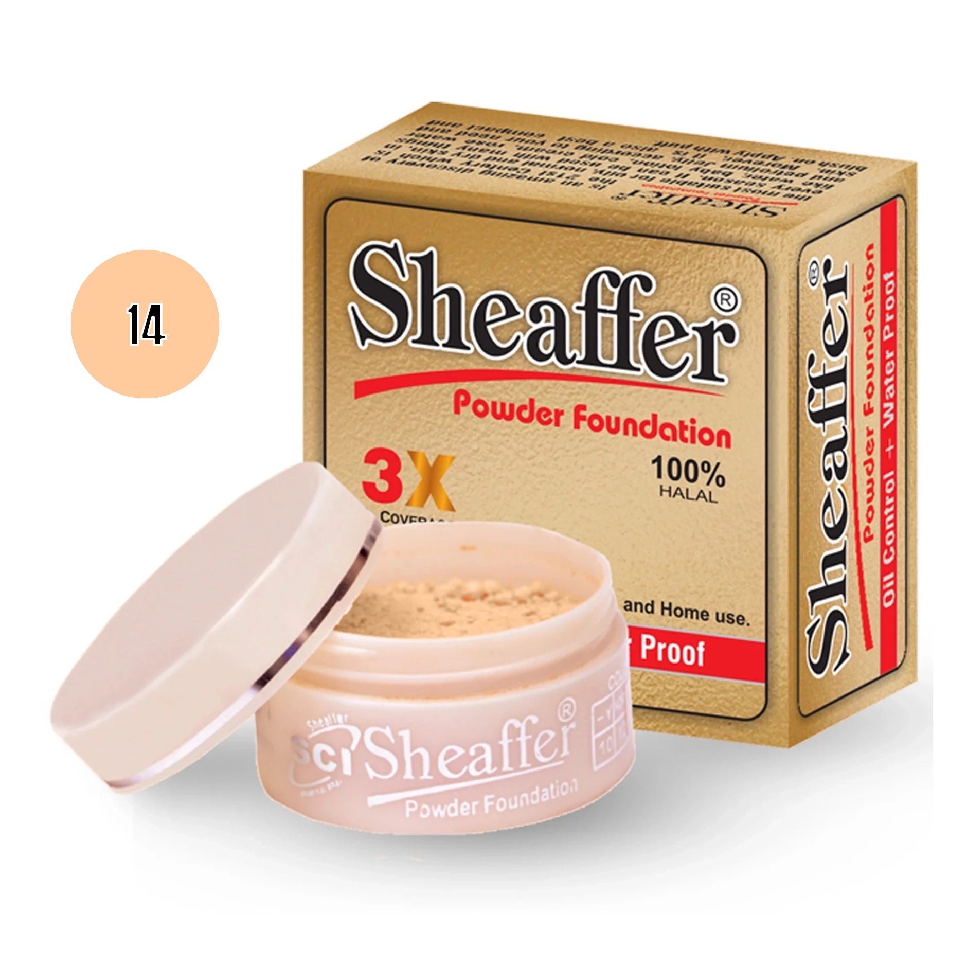 Sheaffer Powder Foundation Base 12 Shade - Retailershop - Online Shopping Center