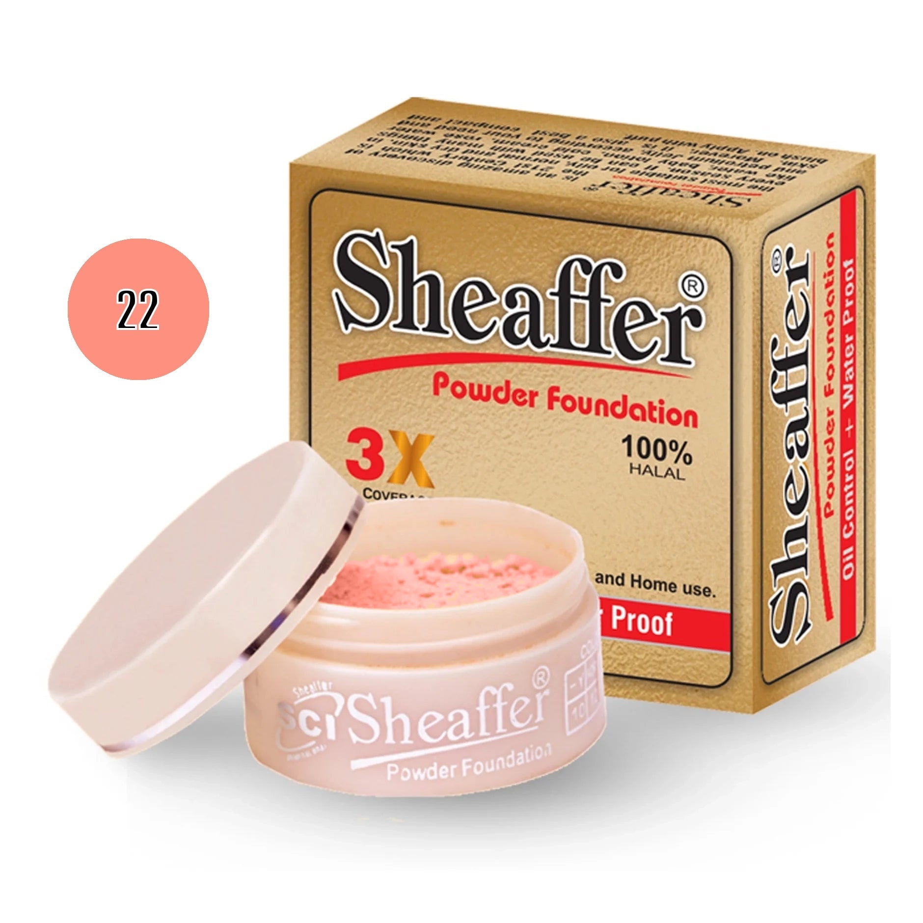 Sheaffer Powder Foundation Base 18 Shade - Retailershop - Online Shopping Center