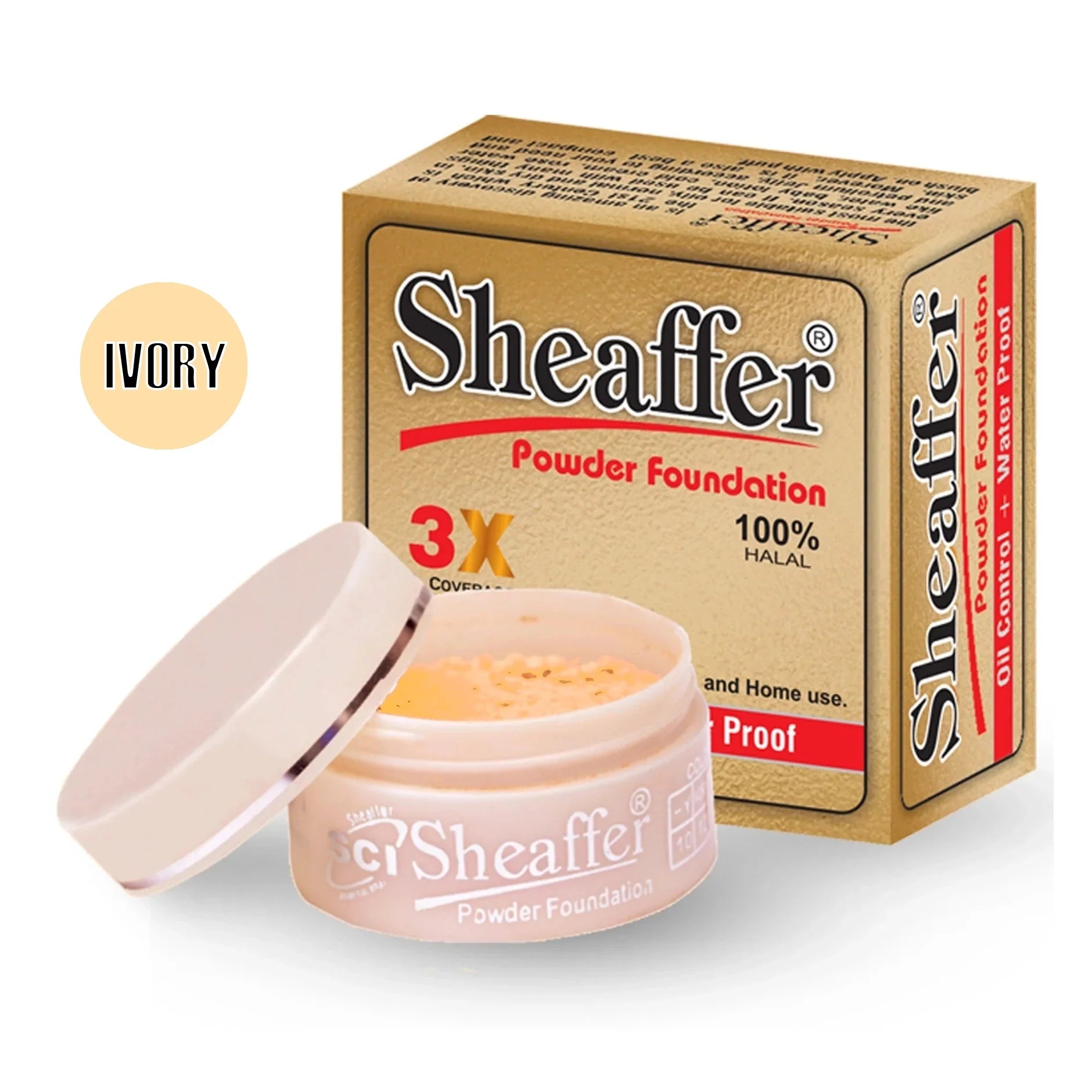 Sheaffer Powder Foundation Base Negro Shade - Retailershop - Online Shopping Center