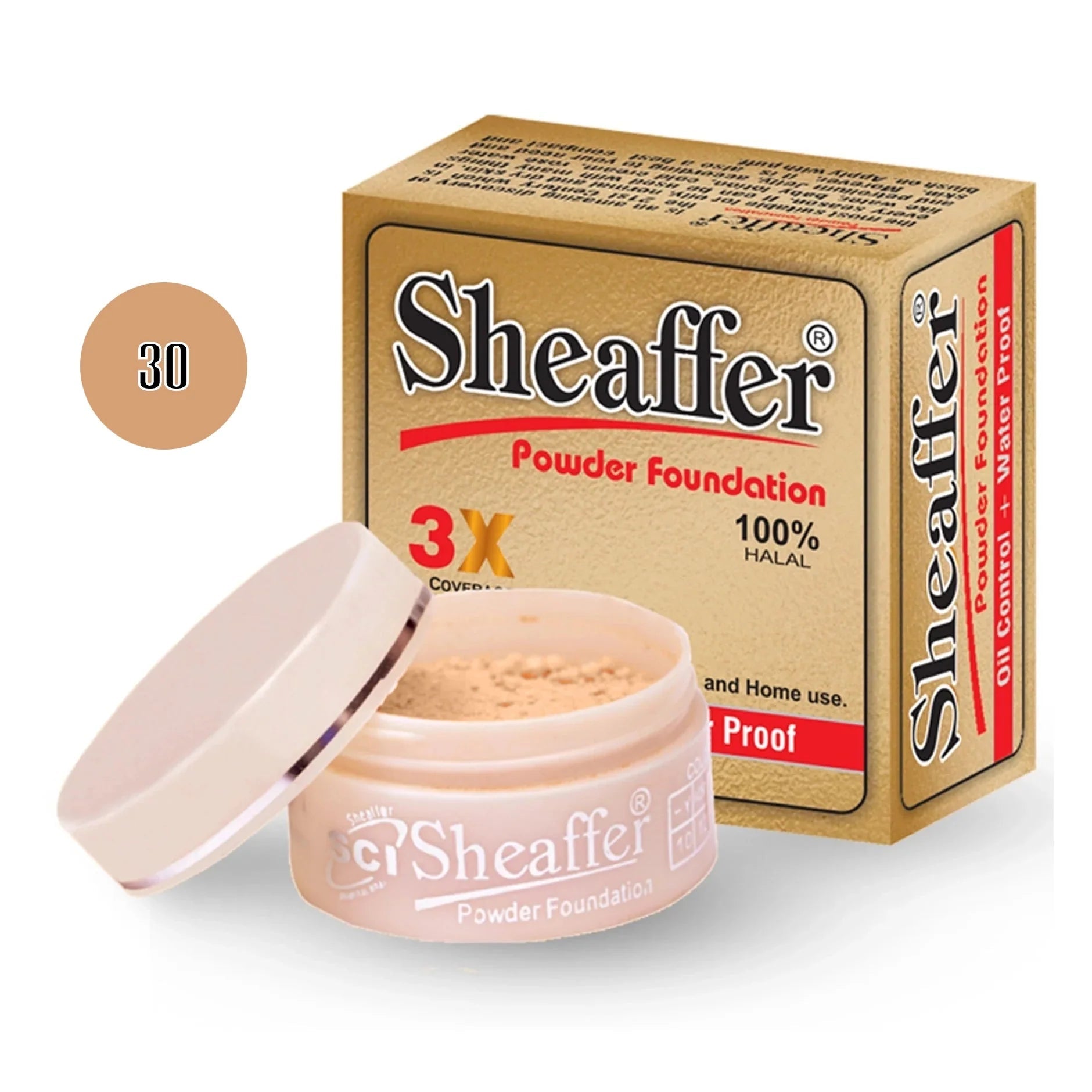 Sheaffer Powder Foundation Base Negro Shade - Retailershop - Online Shopping Center