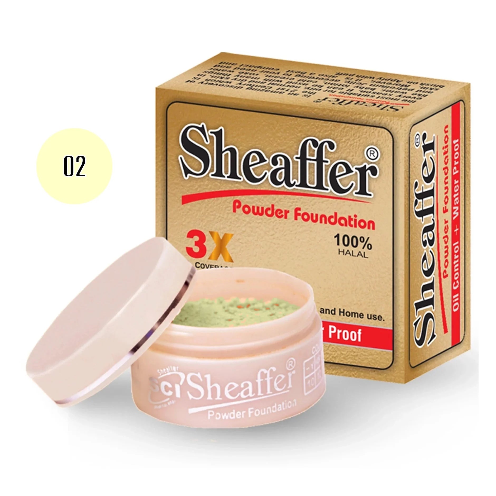 Sheaffer Powder Foundation Base Negro Shade - Retailershop - Online Shopping Center