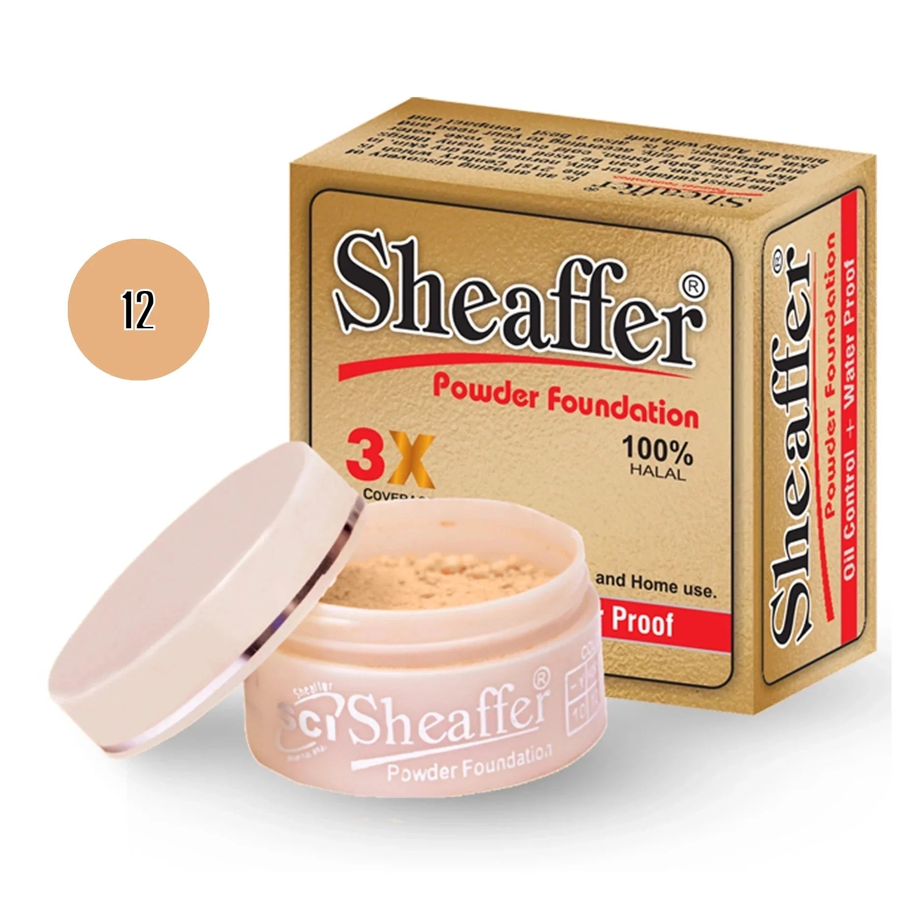 Sheaffer Powder Foundation Base Negro Shade - Retailershop - Online Shopping Center