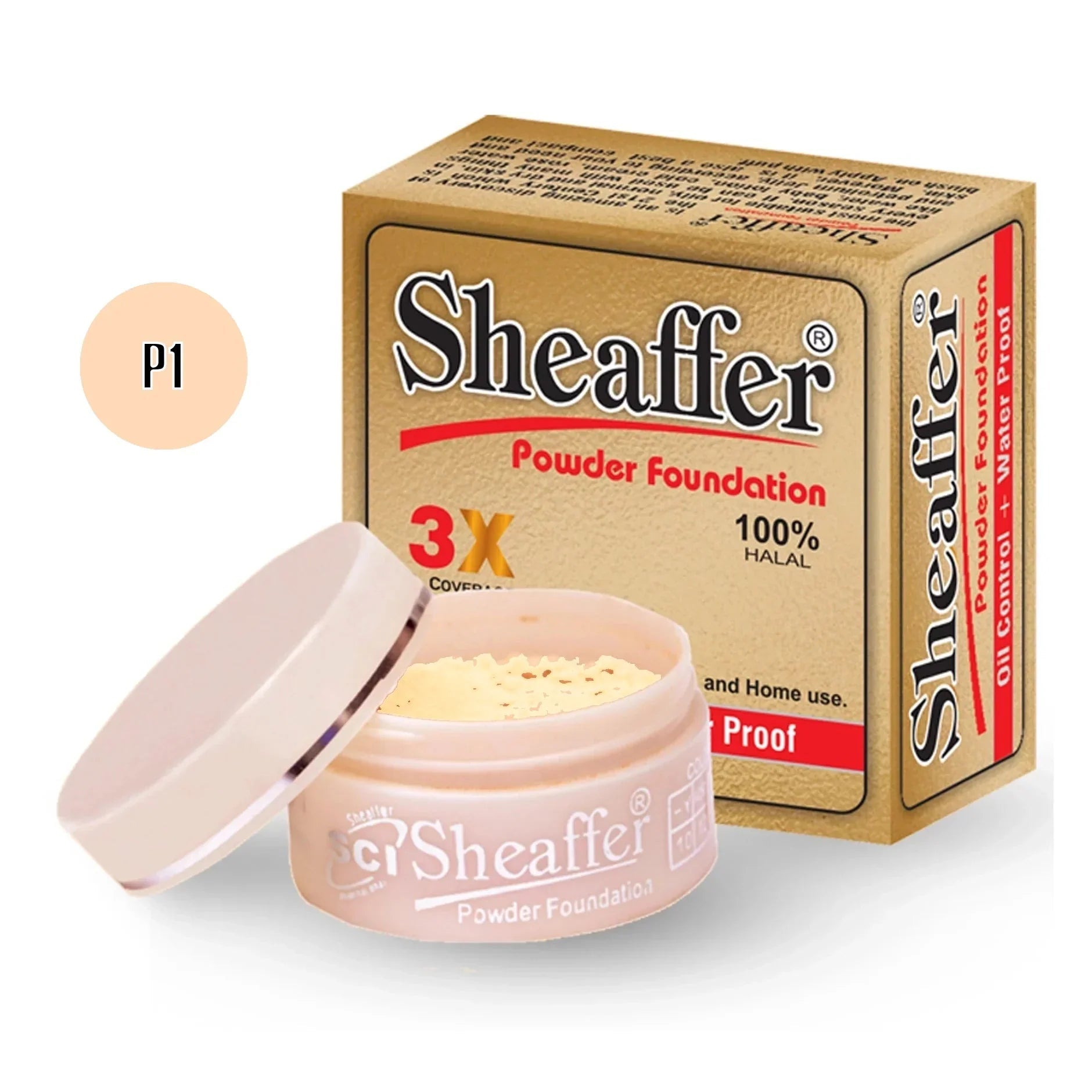 Sheaffer Powder Foundation Base P1 Shade - Retailershop - Online Shopping Center