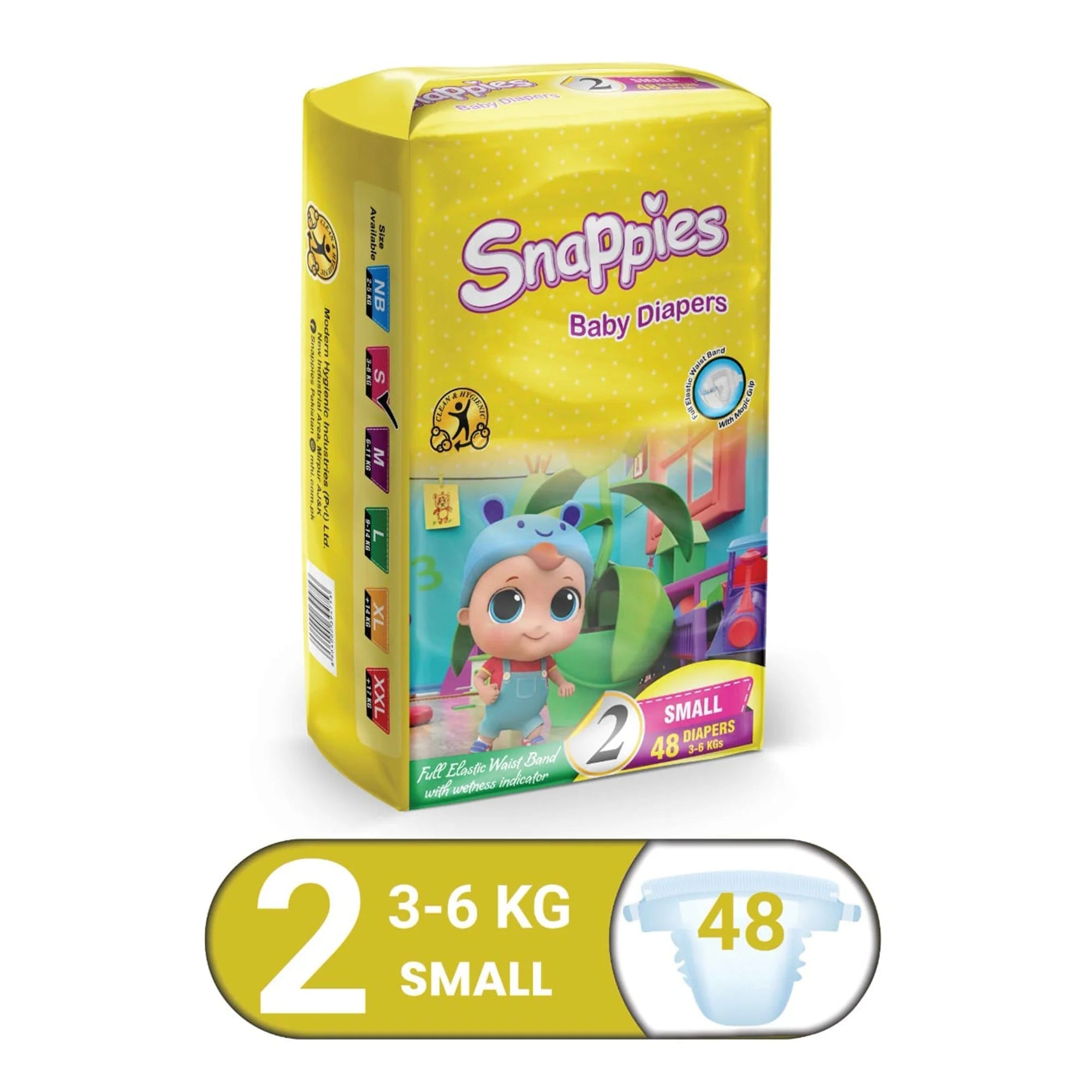 Snappies Baby Diapers 3-6 KG Small 48 Piece - Retailershop - Online Shopping Center